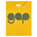 Žlutá klučičí mikina retro logo GAP