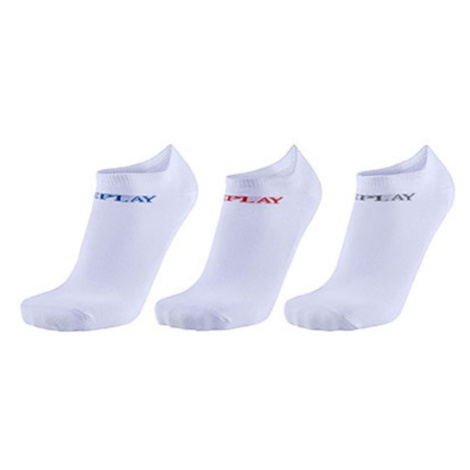 Replay Nízké sportovní ponožky - 3 páry C100628 White