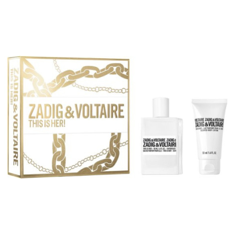 Zadig & Voltaire This Is Her - EDP 50 ml + tělové mléko 50 ml Zadig&Voltaire