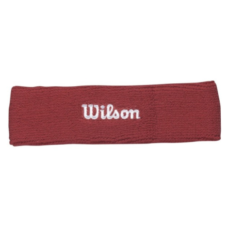 Wilson HEADBAND RD OSFA Tenisová čelenka, červená, velikost