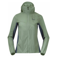 Bergans Rabot Lt Windbreaker Jacket Women Jade Green/Orion Blue Outdorová bunda