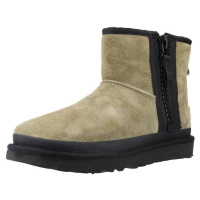 UGG W CLASSIC MINI ZIPPER TAPE Zelená