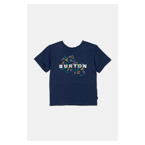 Dětské bavlněné tričko Burton SCRIBBLE tmavomodrá barva, s potiskem, 243601