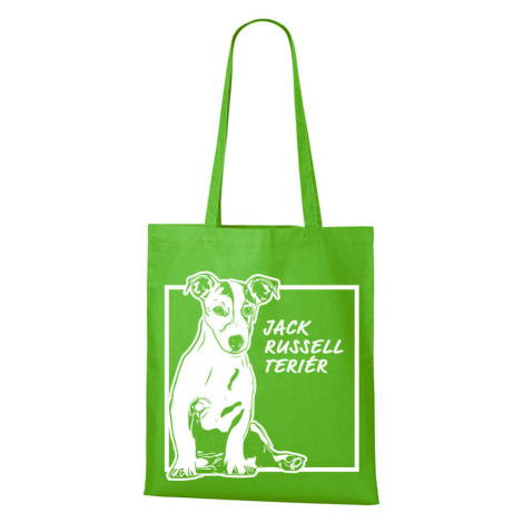 Ekologická nákupní taška s potiskem Jack Russel teriérem BezvaTriko