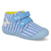 Plátěná kotníková obuv D.D.step C015-384A modrá