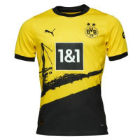 Puma BVB HOME JERSEY Pánský fotbalový dres, žlutá, velikost
