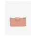 Světle růžová dámská crossbody kabelka Guess Card Case On Chain