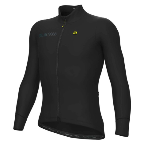 ALÉ Cyklistická zateplená bunda - FONDO 2.0 SOLID - černá