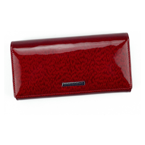 Osobitá dámská kožená peněženka Tina, červená GREGORIO