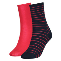 Socks - Tommy Hilfiger Stripes 2 Pack Blue, Red