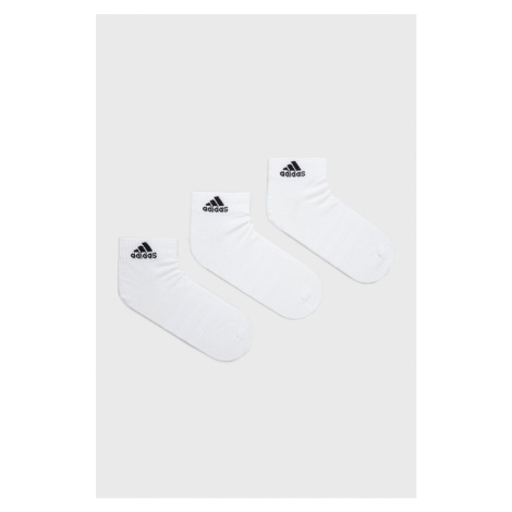 Ponožky adidas 6-pack bílá barva, HT3430
