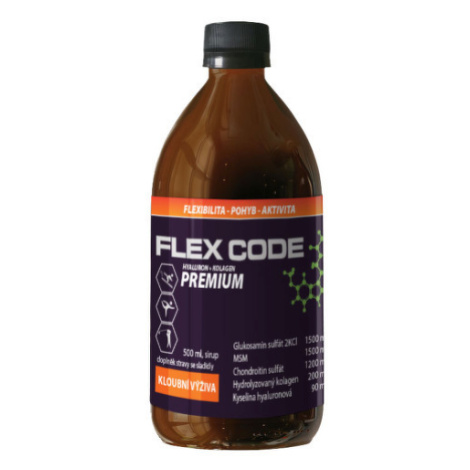 Flex Code Premium Hyaluron+Kolagen 500ml