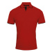 Premier Workwear Pánské funkční polo triko PR618 Red -ca. Pantone 200