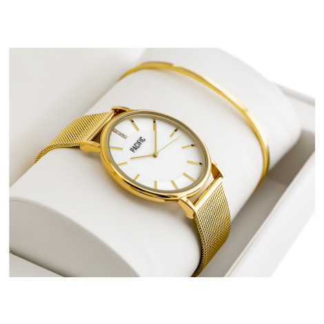 Dámské hodinky PACIFIC X6158 - dárková sada (zy713a)