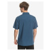 Modrá pánská košile s krátkým rukávem Quiksilver Taxer Wash