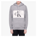 Calvin Klein pánská šedá mikina s kapucí Hoodie