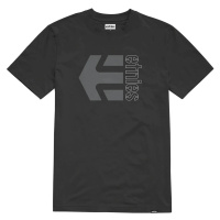 Etnies pánské tričko Corp Combo Black/Charcoal | Černá