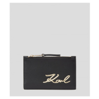 Peněženka karl lagerfeld k/signature 2.0 slim bfld wllt černá