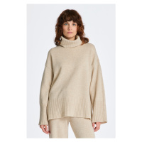 ROLÁK GANT D1. LOUNGE ROLLNECK SWEATER hnědá