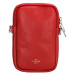 Charm London Červená elegantní kabelka na mobil „Funky“