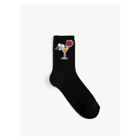 Koton Summer Patterned Crewne Socks