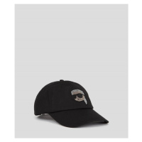 Kšiltovka karl lagerfeld k/ikonik 2.0 karl rhnstns cap black