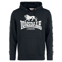 Lonsdale London SCOUSBURGH Mikina s kapucí černá