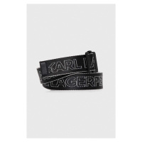 Pásek Karl Lagerfeld Jeans dámský, černá barva