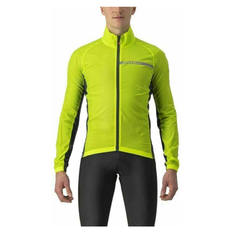 Castelli Squadra Stretch Bunda Electric Lime/Dark Gray