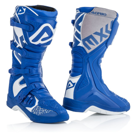ACERBIS X Team motokrosové boty modrá/bílá