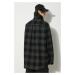 Košilová bunda VETEMENTS Flannel Shirt černá barva, UE64SH260BG