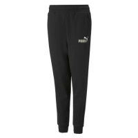 Puma ESSENTIALS + 2 COL LOGO PANTS Chlapecké tepláky, černá, velikost