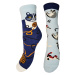 Dámské ponožky - Aura.Via NZP9080, modrá/kočky Barva: Modrá