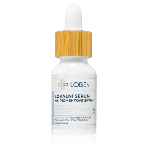 Lobey Skin Care Lokální sérum na pigmentové skvrny pleťové sérum proti pigmentovým skvrnám 15 ml