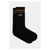 Ponožky Butter Goods Stripe Socks pánské, šedá barva, BG243912