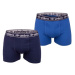 Umbro BOXER SHORT 2 PACK Pánské boxerky, tmavě modrá, velikost