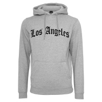 Los Angeles text Hoody heather grey