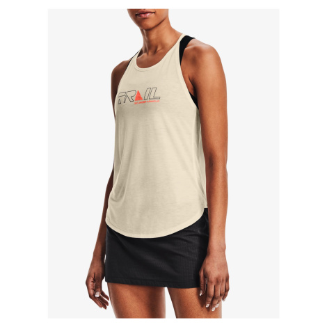 Dámské tílko Under Armour Run Trail Tank-BRN M