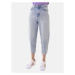 Kalhoty Tommy Jeans Mom Fit Tapered Pants W DW0DW11561