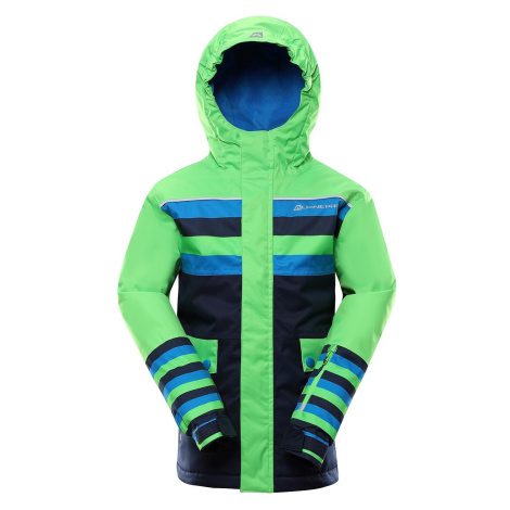 Dětská lyžařská bunda Alpine Pro INTKO 2 - zelená