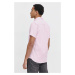 Bavlněná košile Superdry růžová barva, regular, s klasickým límcem