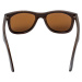 Meatfly sluneční polarizační brýle Bamboo Dark Coffee | Hnědá
