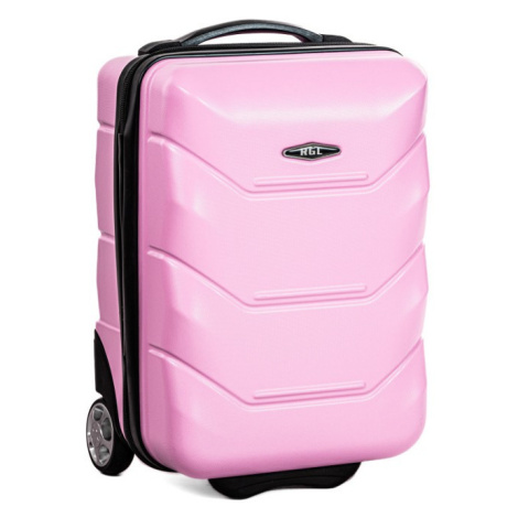 Rogal Růžový mini luxusní příruční kufr "Luxury" - S (25l)