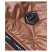 Dámská vesta v karamelové barvě s kapucí model 18019232 - S'WEST