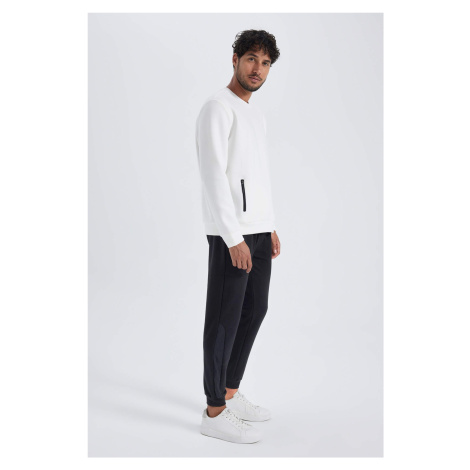 DEFACTO Slim Fit Rib Hem Thin Sweatshirt Fabric Sweatpants