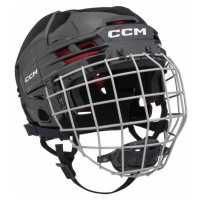 CCM TACKS 70 COMBO SR Hokejová helma s mřížkou, černá, velikost