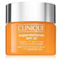 Clinique Superdefense™ SPF 25 Fatigue + 1st Signs Of Age Multi-Correcting Cream krém proti první