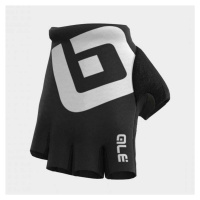 ALÉ Cyklistické rukavice krátkoprsté - AIR - bílá/černá