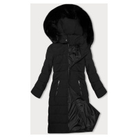 Černá dámská zimní bunda J Style s odepínací kapucí (16M9128-392)