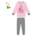 Dívčí pyžamo KUGO MP3828, světle růžová / šedé kalhoty Barva: Růžová světlejší